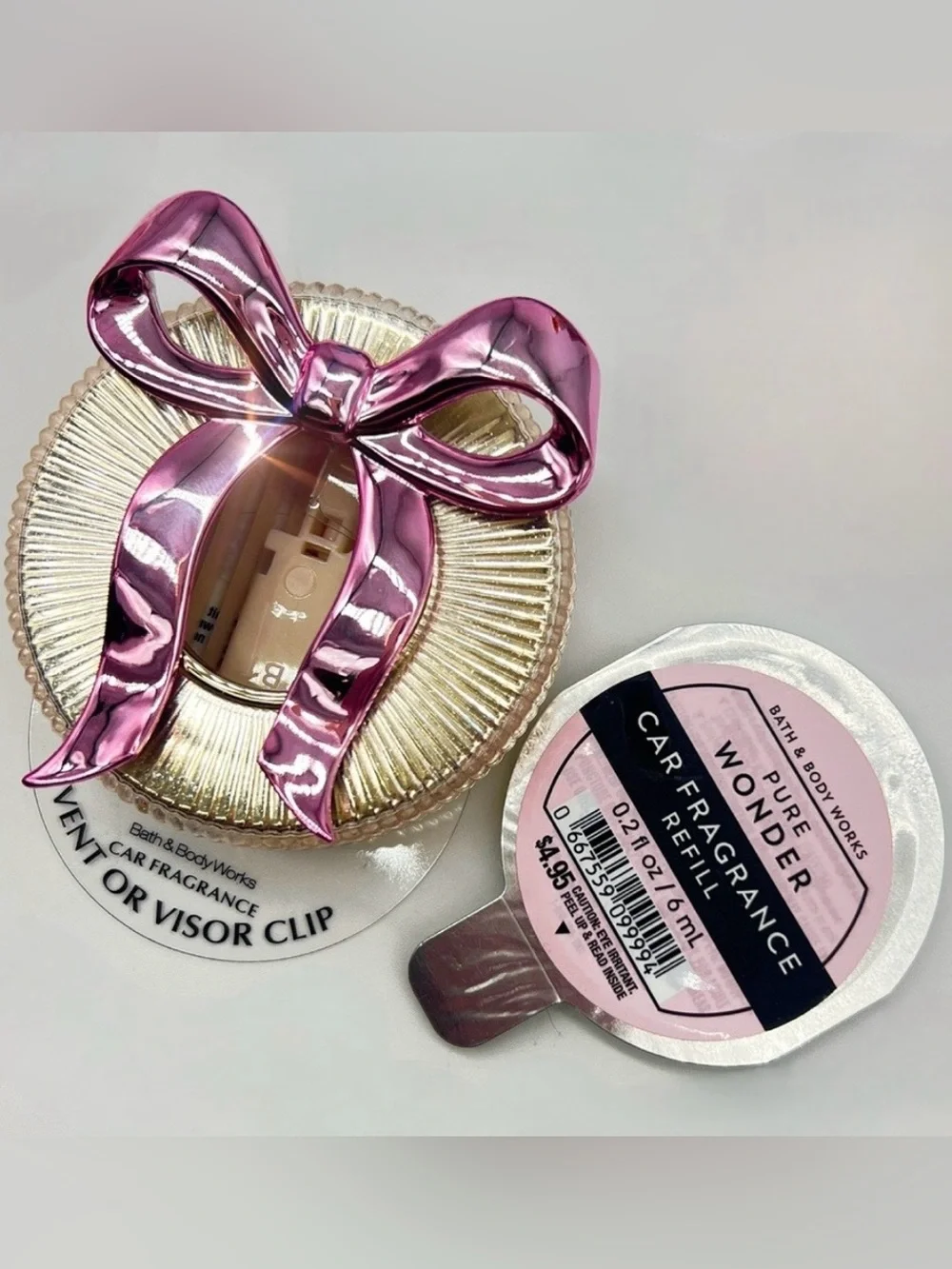 Bath & Body Works Sweetest Song 8 Pc Candle Wallflower Bow Gift Set